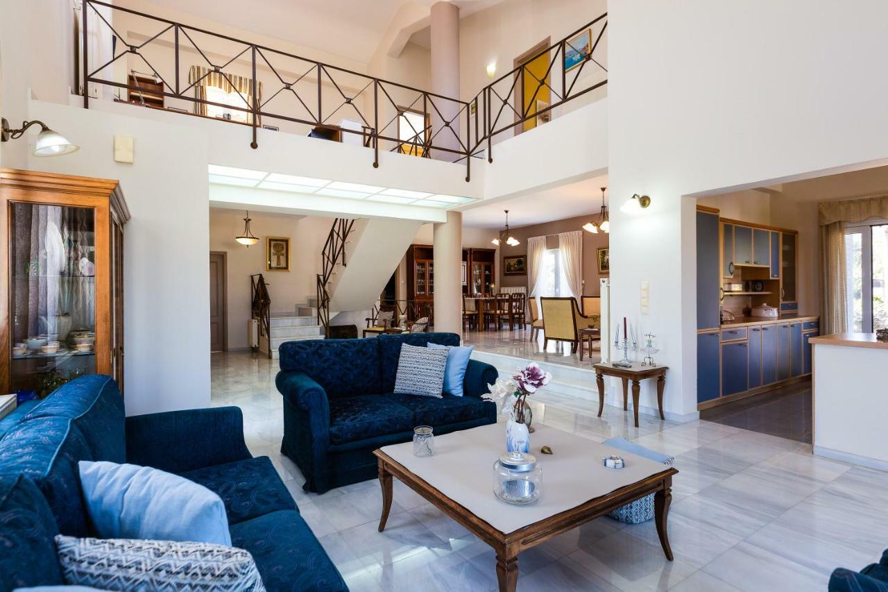 Carpe Diem-Luxury Villa With Private Pool Agia Paraskevi  Экстерьер фото