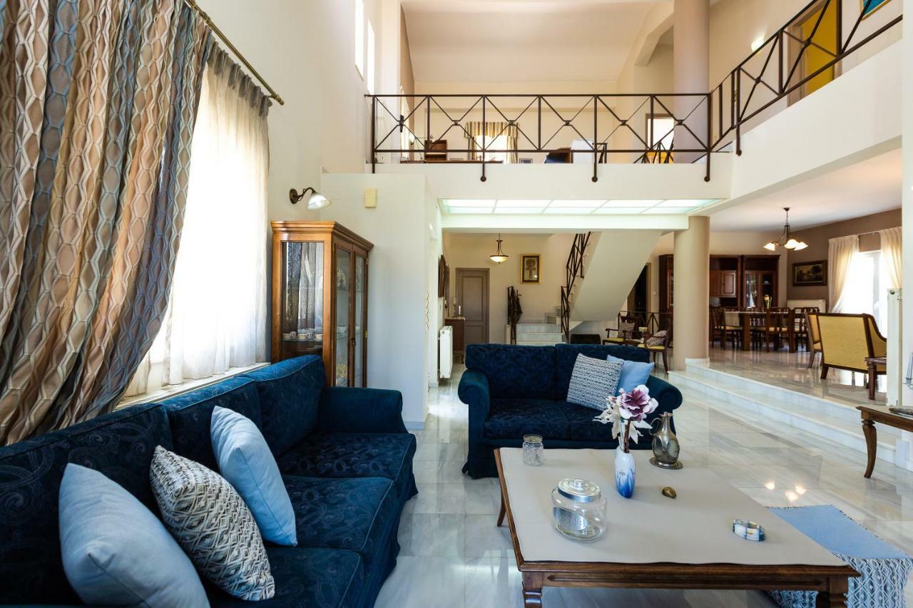 Carpe Diem-Luxury Villa With Private Pool Agia Paraskevi  Экстерьер фото
