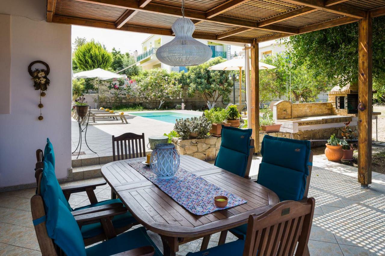 Carpe Diem-Luxury Villa With Private Pool Agia Paraskevi  Экстерьер фото