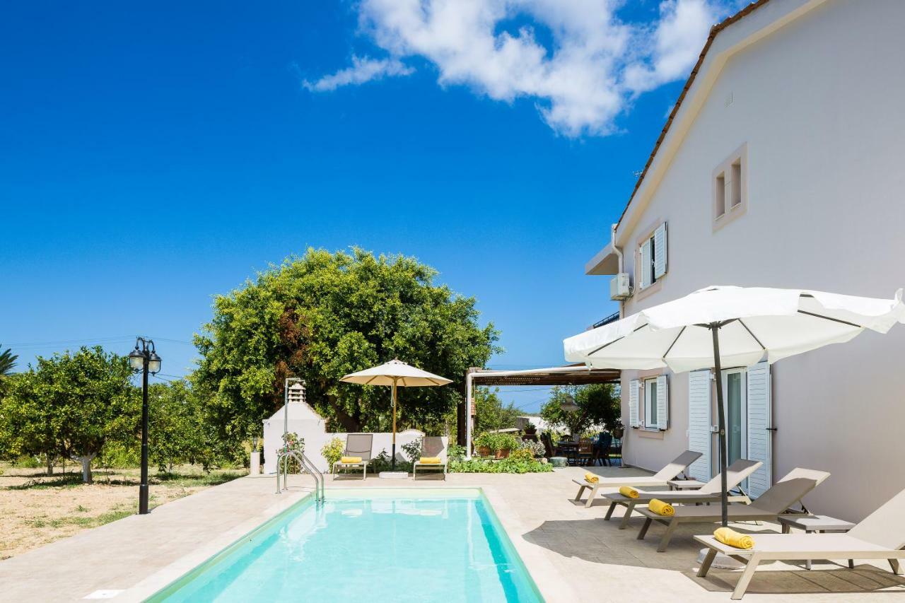 Carpe Diem-Luxury Villa With Private Pool Agia Paraskevi  Экстерьер фото